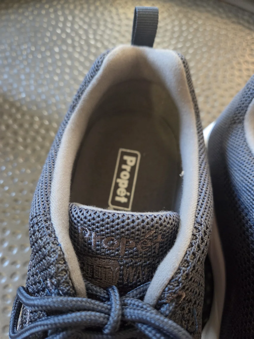 NWOT Propet Men's Slate Blue Mesh Lace-Up Sneakers